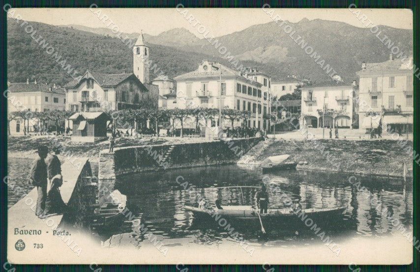 Verbania Baveno ANGOLINO SCOLLATO cartolina QZ0872 – fronte
