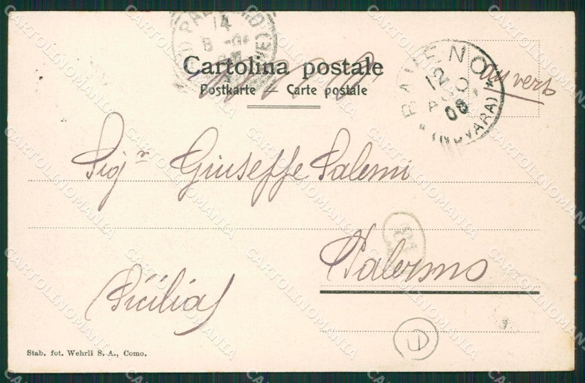 Verbania Baveno cartolina QZ0878 – retro