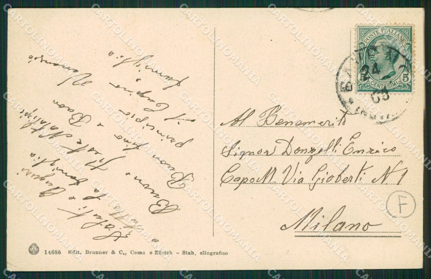 Verbania Baveno cartolina QZ0905 – retro