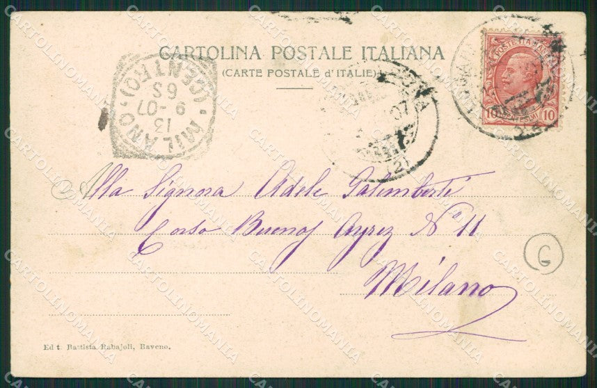 Verbania Baveno Treno cartolina QZ0906 – retro