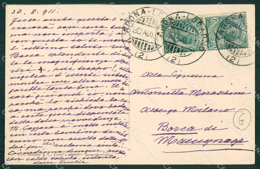Verbania Baveno cartolina QZ0909 – retro