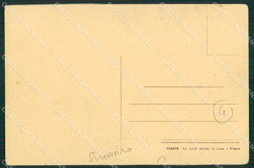 Verbania Baveno STRAPPINO cartolina QZ0913 – retro