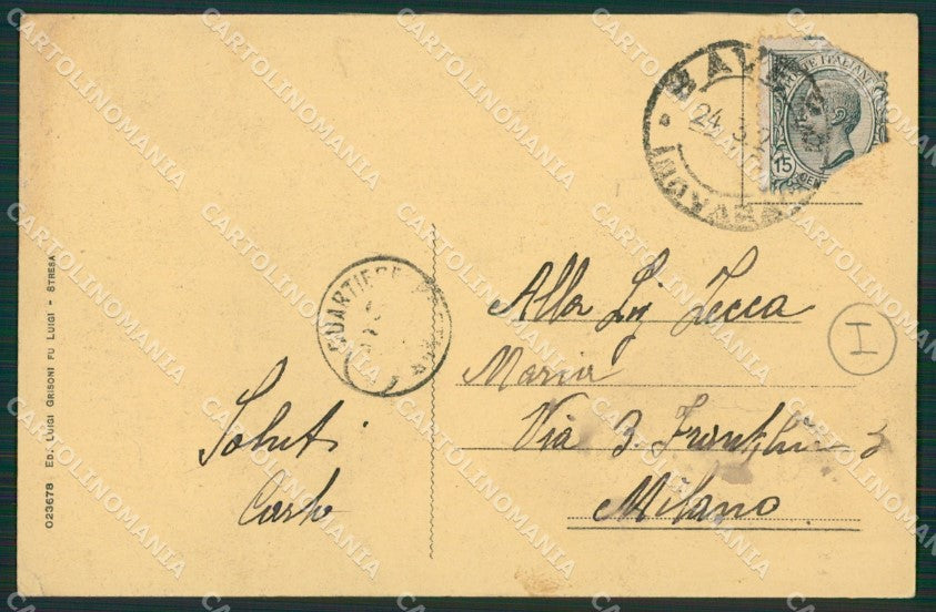 Verbania Baveno cartolina QZ0923 – retro