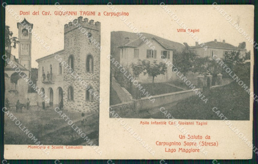 Verbania Brovello Carpugnino cartolina QZ0944 – fronte