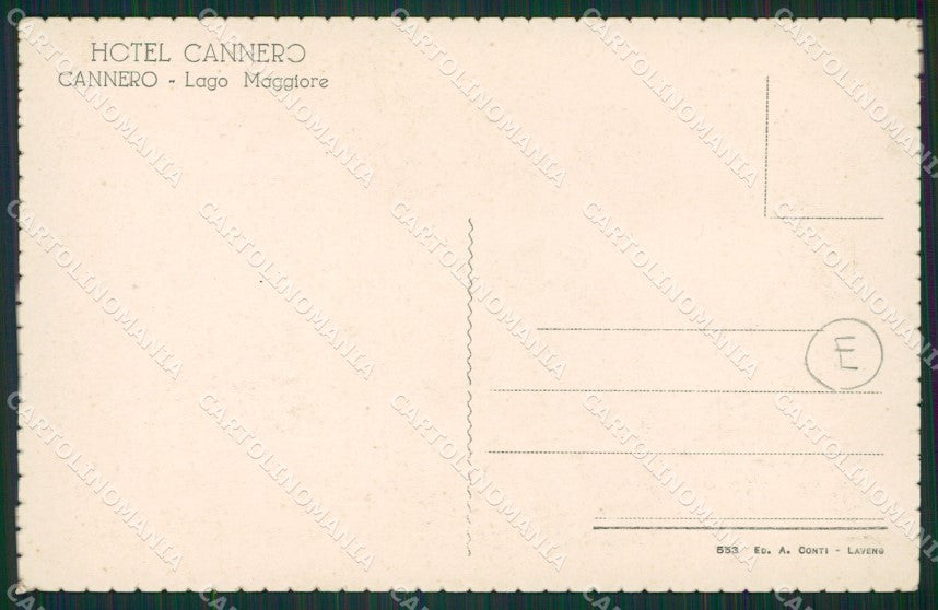 Verbania Cannero cartolina QZ0951 – retro