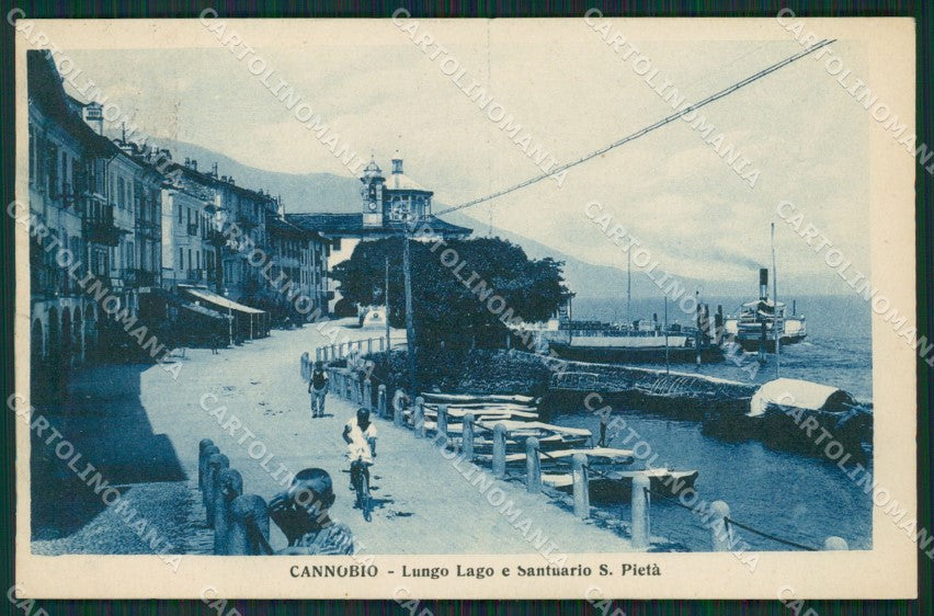 Verbania Cannobio Battello cartolina QZ0953 – fronte