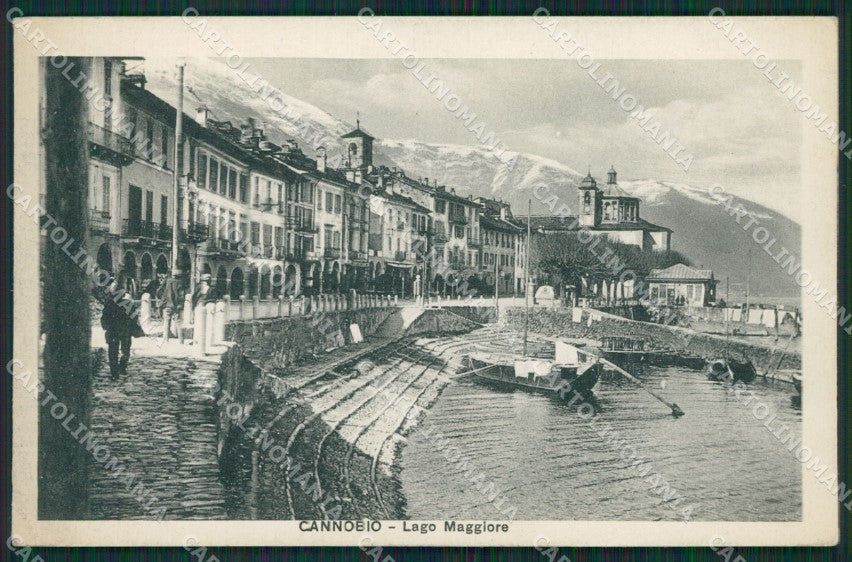 Verbania Cannobio PIEGA cartolina QZ0959 – fronte