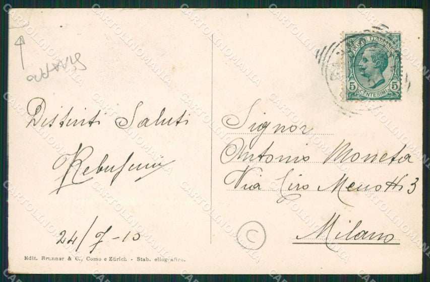 Verbania Cannobio STRAPPO cartolina QZ0960 – retro