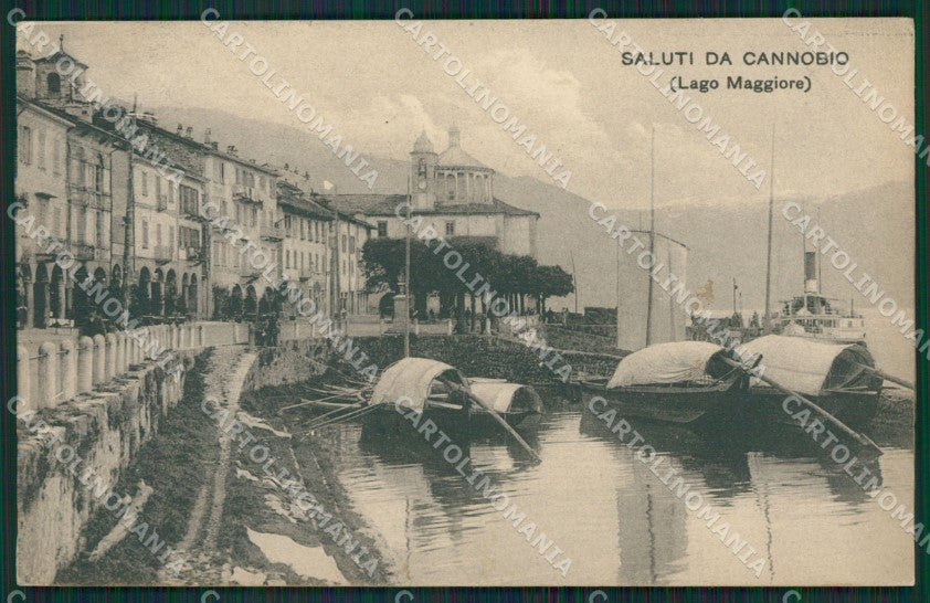 Verbania Cannobio cartolina QZ0962 – fronte