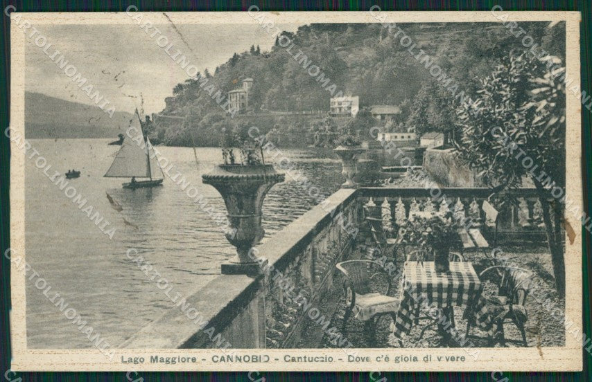Verbania Cannobio cartolina QZ0968 – fronte