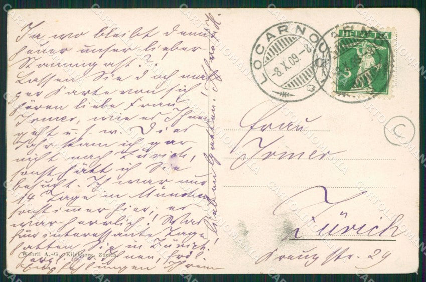 Verbania Cannobio cartolina QZ0969 – retro