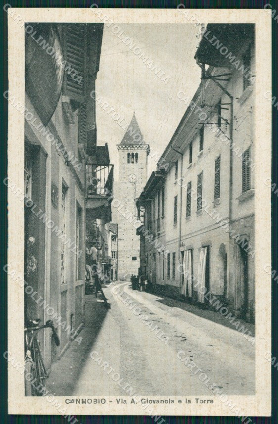 Verbania Cannobio cartolina QZ0974 – fronte