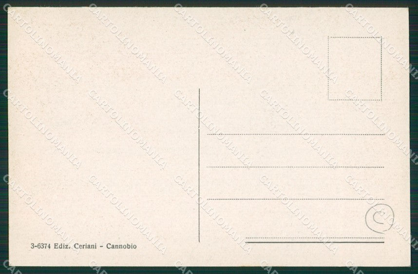 Verbania Cannobio cartolina QZ0974 – retro