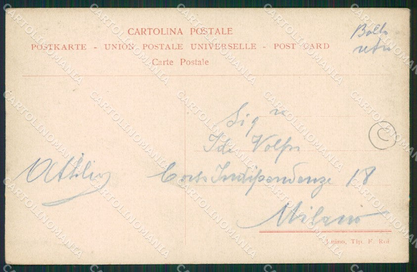 Verbania Cannobio Chiaro di Luna cartolina QZ0975 – retro
