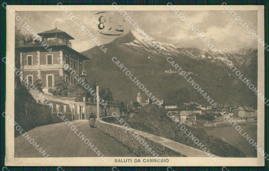 Verbania Cannobio cartolina QZ0980 – fronte