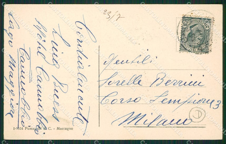 Verbania Cannobio cartolina QZ0980 – retro