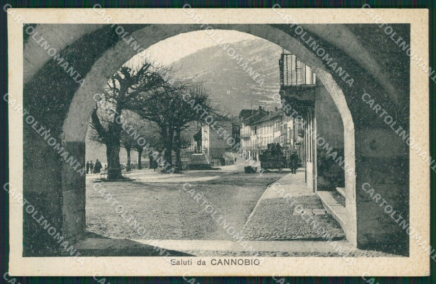 Verbania Cannobio cartolina QZ0981 – fronte