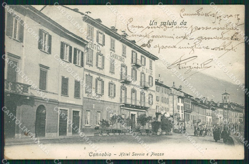 Verbania Cannobio cartolina QZ0982 – fronte