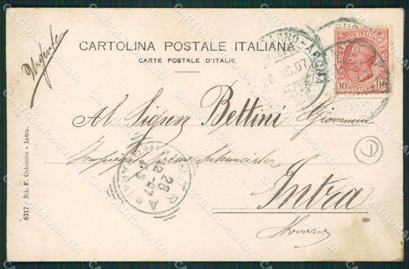 Verbania Cannobio cartolina QZ0982 – retro
