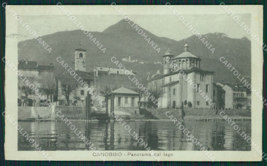 Verbania Cannobio PIEGA cartolina QZ0985 – fronte