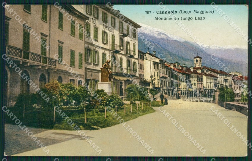 Verbania Cannobio cartolina QZ0988 – fronte