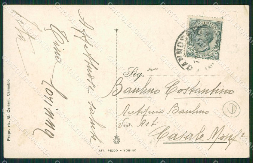Verbania Cannobio cartolina QZ0988 – retro