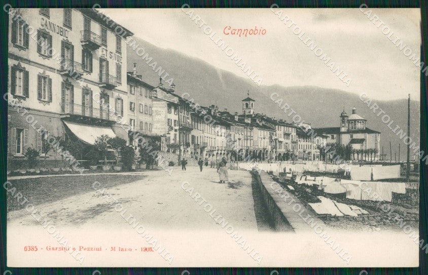 Verbania Cannobio cartolina QZ0991 – fronte