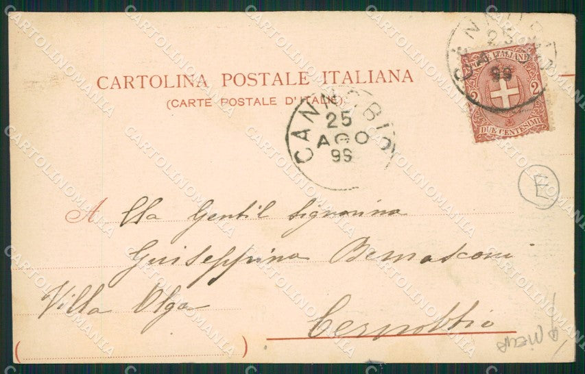 Verbania Cannobio Saluti da cartolina QZ0997 – retro