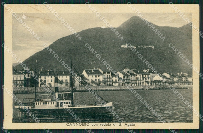 Verbania Cannobio Saluti da ABRASA cartolina QZ1000 – fronte