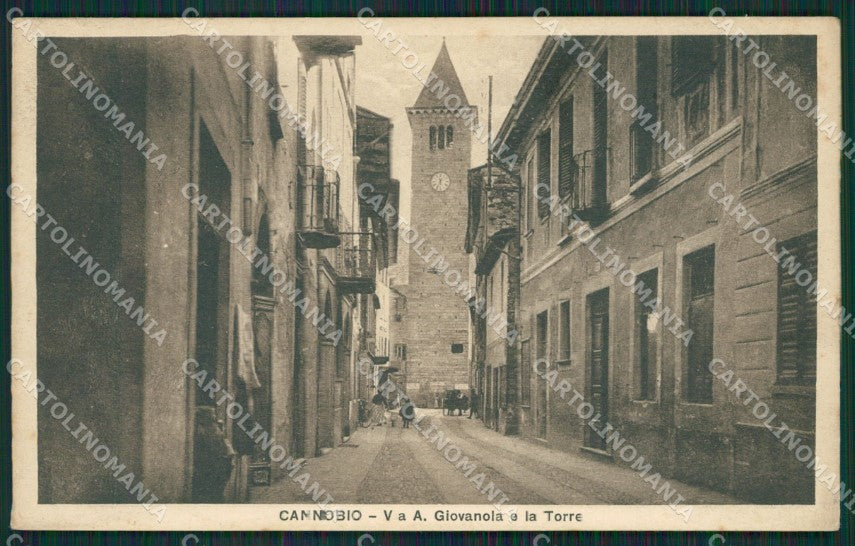 Verbania Cannobio cartolina QZ1003 – fronte