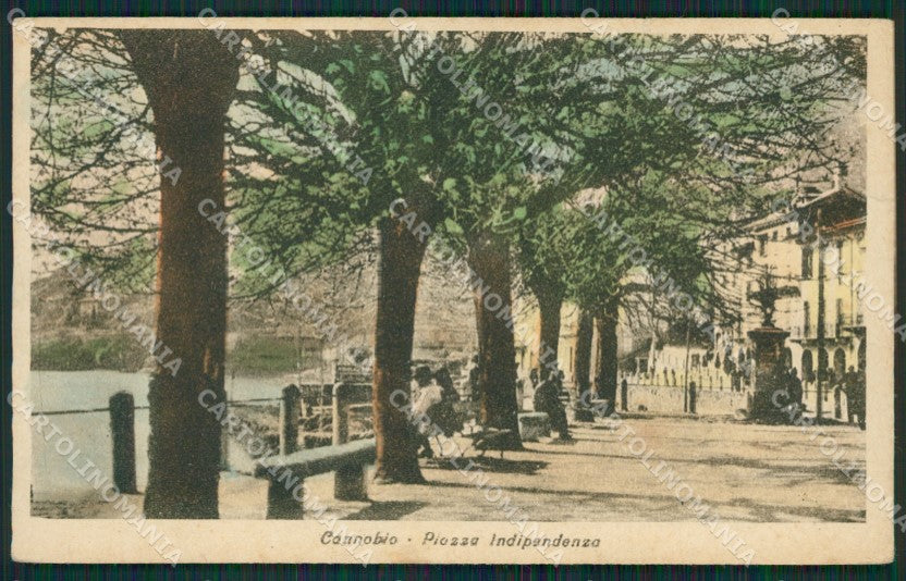 Verbania Cannobio PIEGHE cartolina QZ1006 – fronte