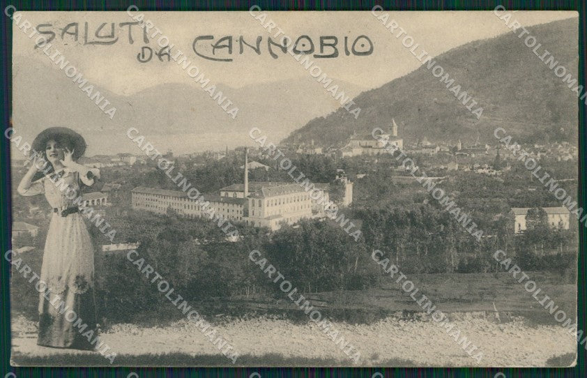 Verbania Cannobio Saluti da cartolina QZ1008 – fronte