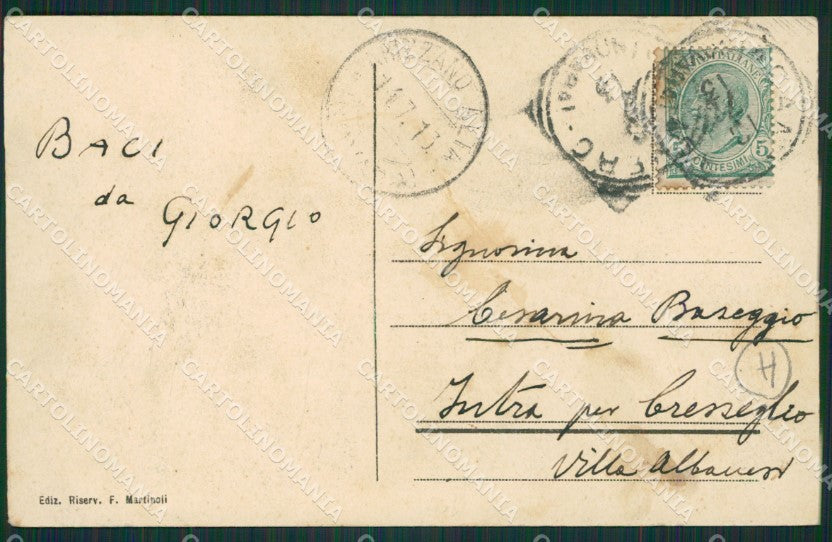 Verbania Cannobio Saluti da cartolina QZ1008 – retro