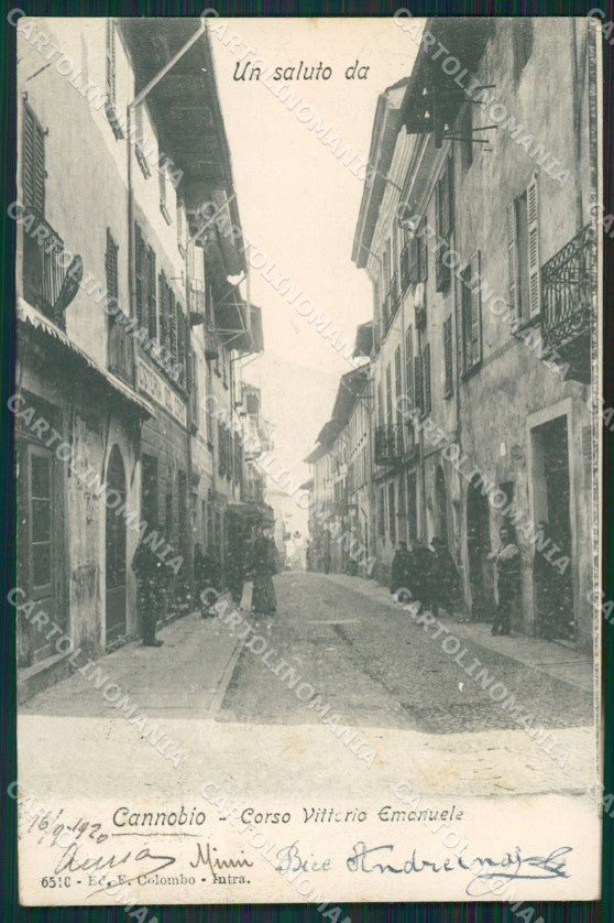 Verbania Cannobio cartolina QZ1009 – fronte