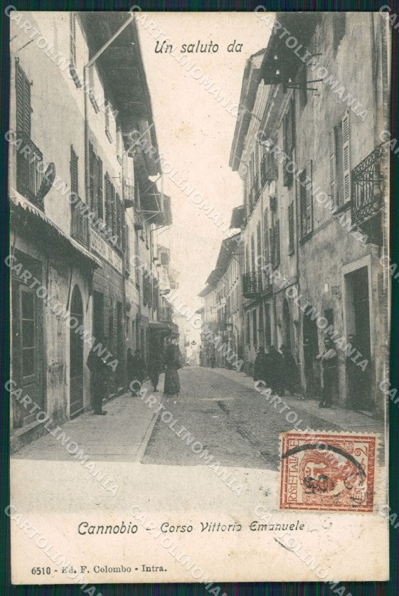 Verbania Cannobio cartolina QZ1010 – fronte