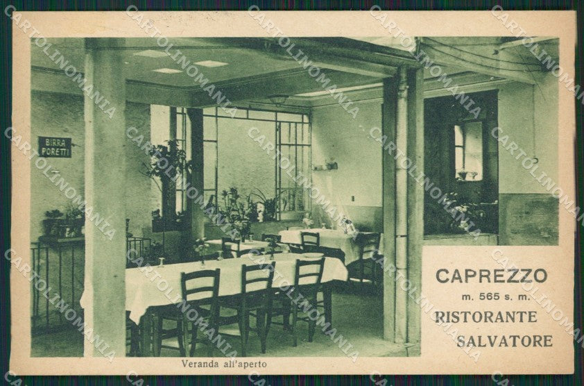 Verbania Caprezzo Pubblicitaria cartolina QZ1020 – fronte