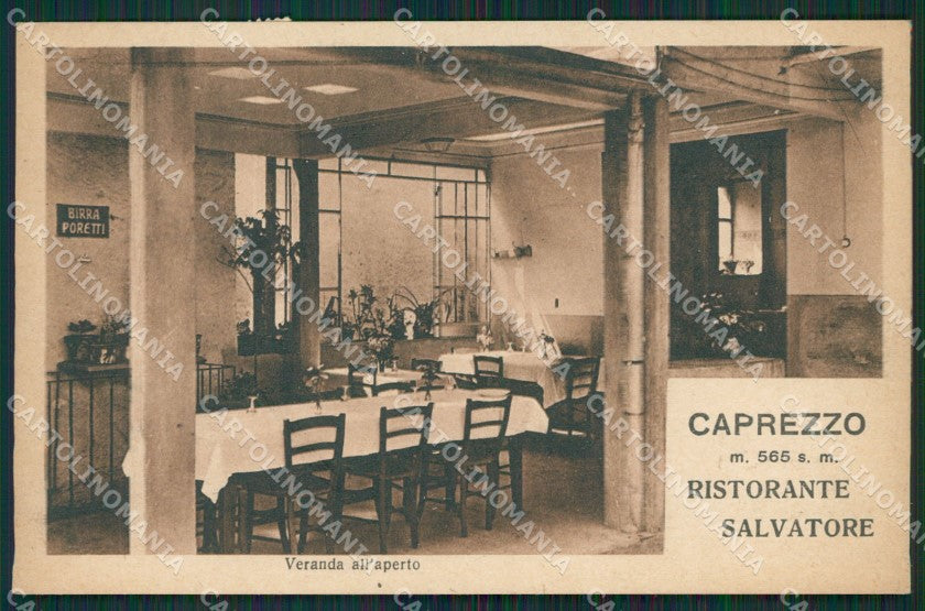 Verbania Caprezzo Pubblicitaria cartolina QZ1021 – fronte