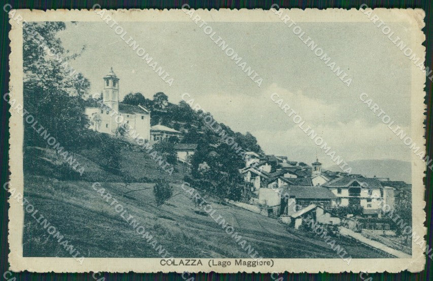 Novara Colazza PIEGHE cartolina QZ1024 – fronte