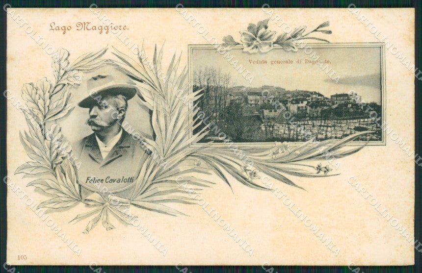 Novara Arona Dagnente cartolina QZ1038 – fronte