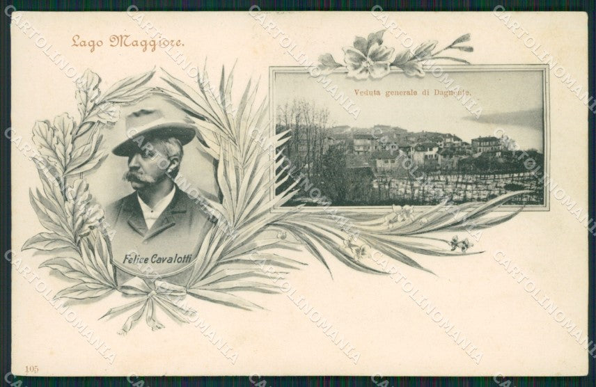 Novara Arona Dagnente cartolina QZ1042 – fronte