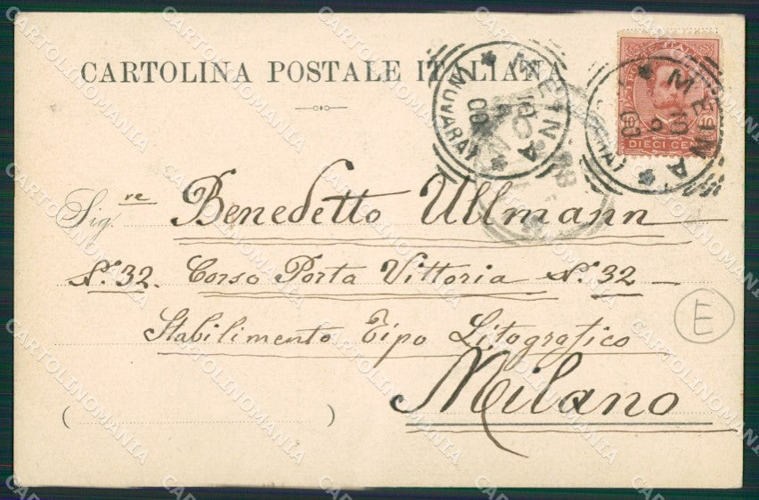 Novara Arona Dagnente cartolina QZ1046 – retro