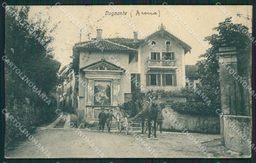 Novara Arona Dagnente cartolina QZ1060 – fronte