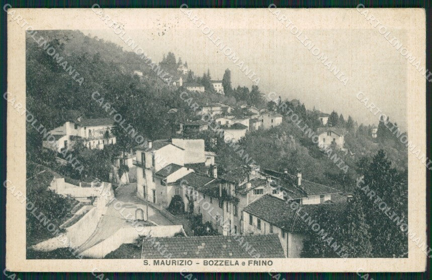 Verbania Ghiffa San Maurizio Bozzela Frino PIEGHINA cartolina QZ1063 – fronte