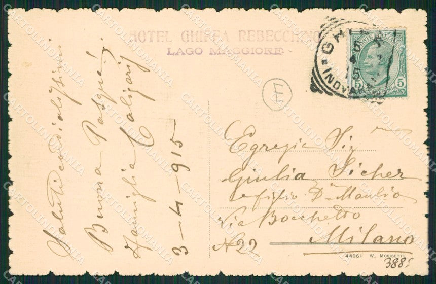 Verbania Ghiffa cartolina QZ1074 – retro