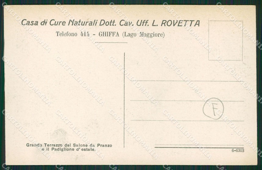Verbania Ghiffa cartolina QZ1076 – retro