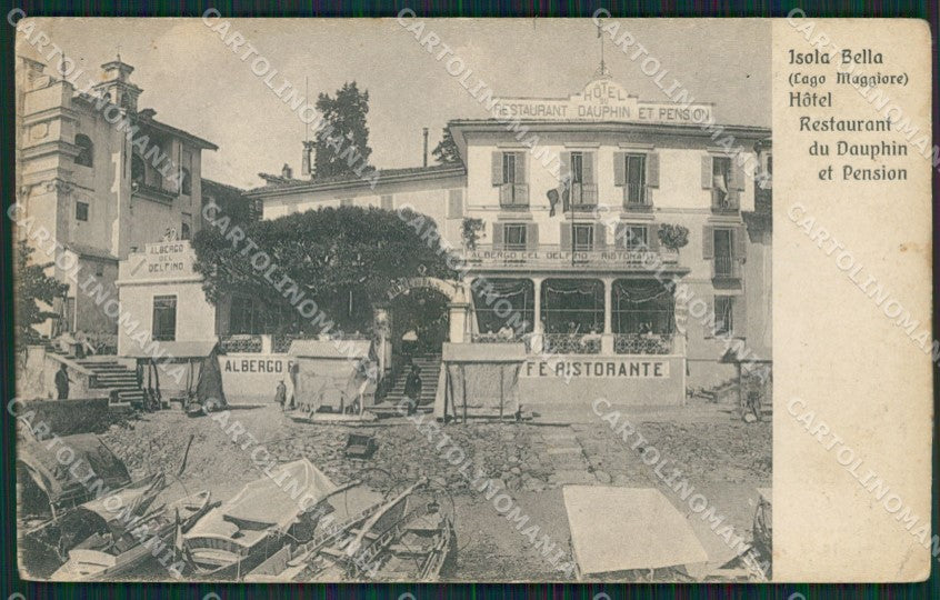 Verbania Stresa Isola Bella PIEGA cartolina QZ1102 – fronte