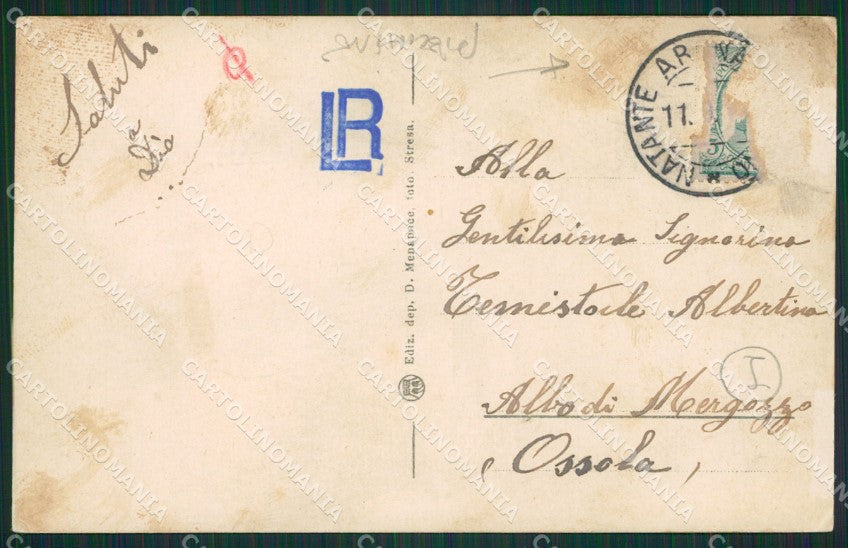 Verbania Stresa Isola Bella Mercato cartolina QZ1111 – retro