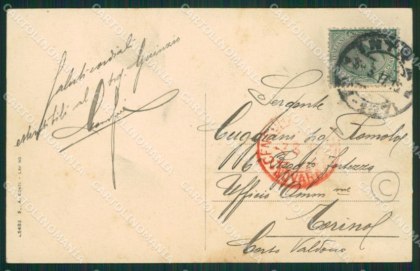 Verbania Intra cartolina QZ1121 – retro