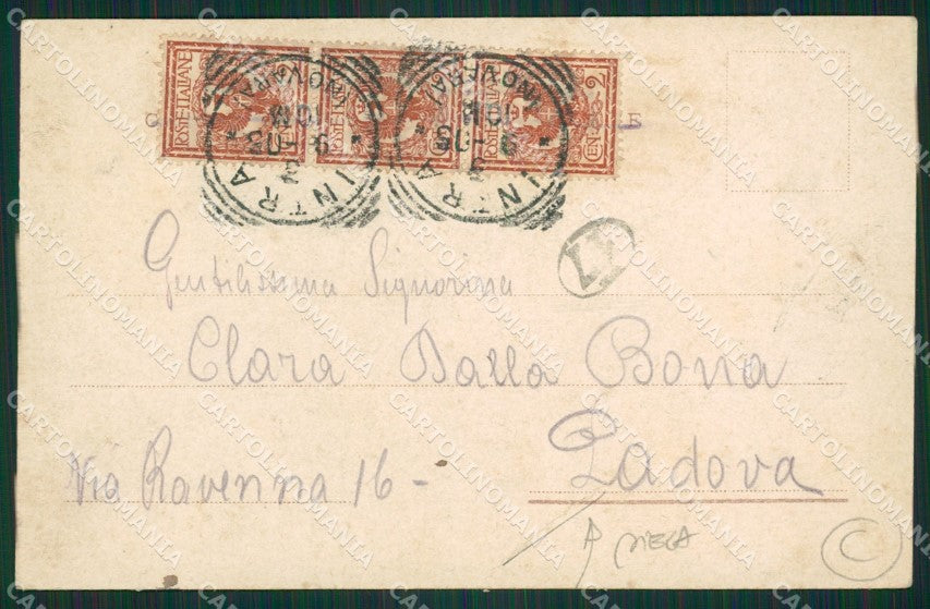 Verbania Intra Chiesa Evangelica PIEGA cartolina QZ1122 – retro