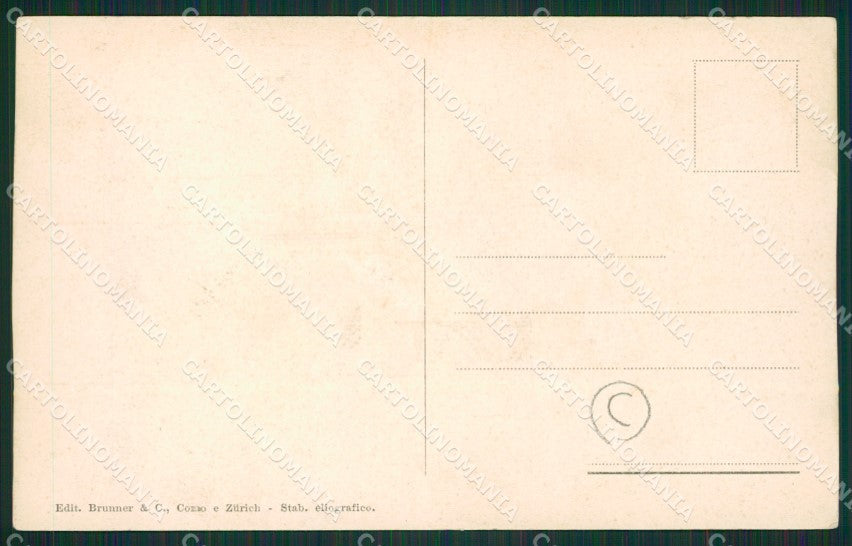 Verbania Intra Battello cartolina QZ1123 – retro
